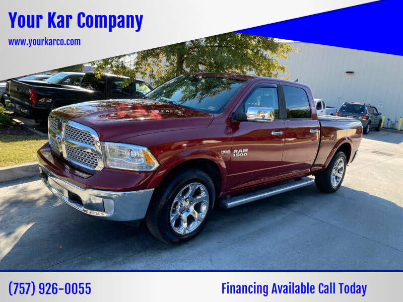 2013 RAM 1500 for sale at Your Kar Company in Norfolk VA
