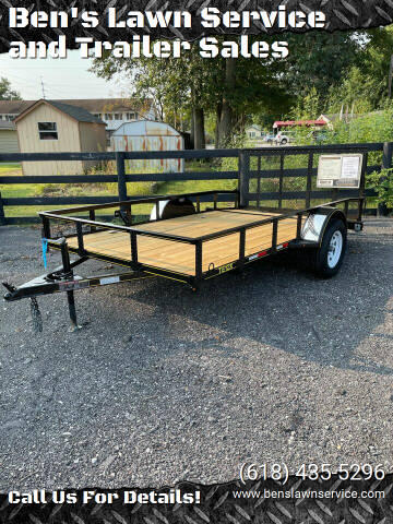 2021 Trailer Express 12 Ft Utility for sale at Ben's Lawn Service and Trailer Sales in Benton IL