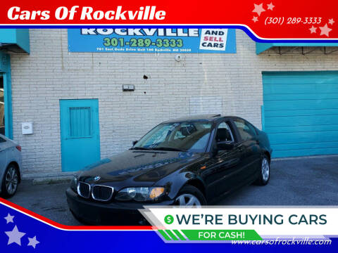 2004 BMW 3 Series for sale at Cars Of Rockville in Rockville MD