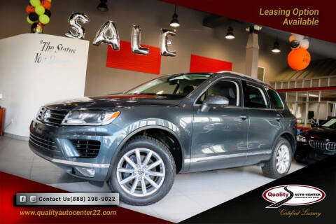 2016 Volkswagen Touareg for sale at Quality Auto Center in Springfield NJ