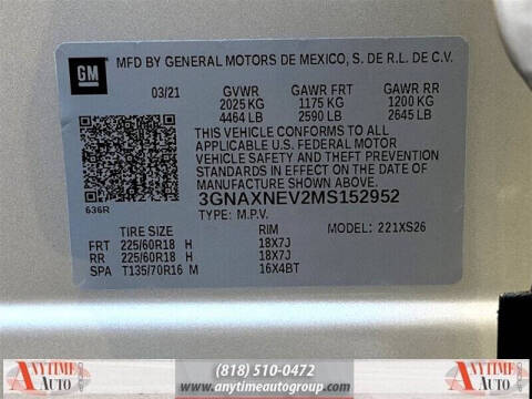 2021 Chevrolet Equinox Premier