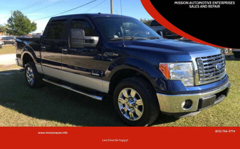 2012 Ford F-150 for sale at MISSION AUTOMOTIVE ENTERPRISES in Plant City FL