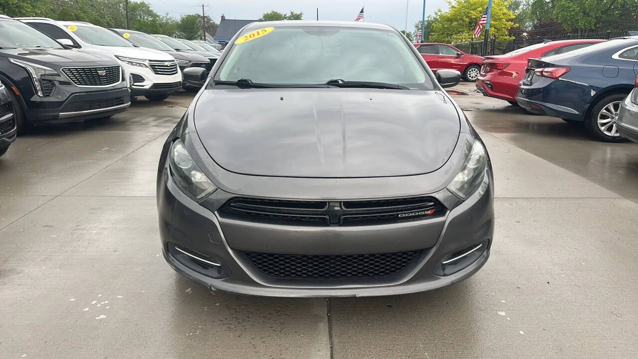 Gray 2015 Dodge Dart SXT SXT 4dr Sedan 2
