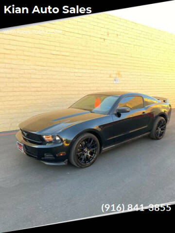 2012 Ford Mustang for sale at Kian Auto Sales in Sacramento CA