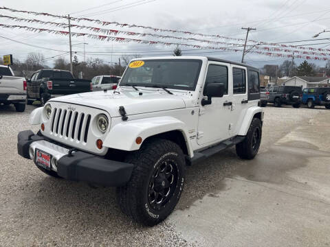2013 Jeep Wrangler Unlimited for sale at Lovett Used Cars LLC in Washington IN