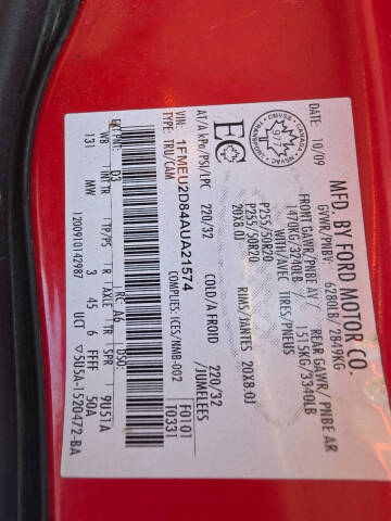 2010 Ford Explorer Sport Trac Limited