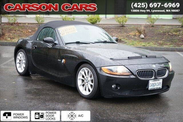 2003 BMW Z4 for sale at Carson Cars in Lynnwood WA