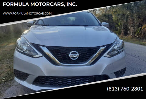 2019 Nissan Sentra for sale at FORMULA MOTORCARS, INC. in Tampa FL