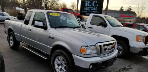 2011 Ford Ranger for sale at R C Motors in Lunenburg MA