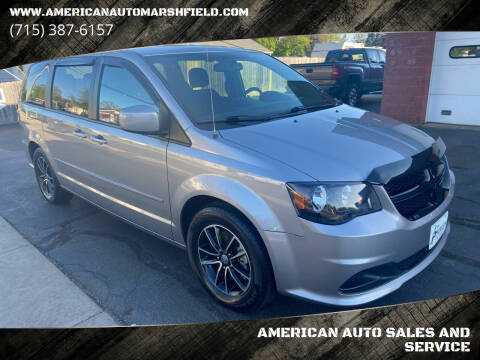 2017 Dodge Grand Caravan for sale at AMERICAN AUTO SALES AND SERVICE in Marshfield WI