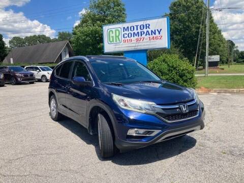 2016 Honda CR-V for sale at GR Motor Company in Garner NC