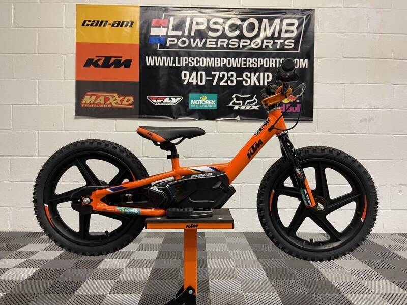 2022 KTM STACYC 16E DRIVE FACTORY REPLI for sale at Lipscomb Powersports in Wichita Falls TX
