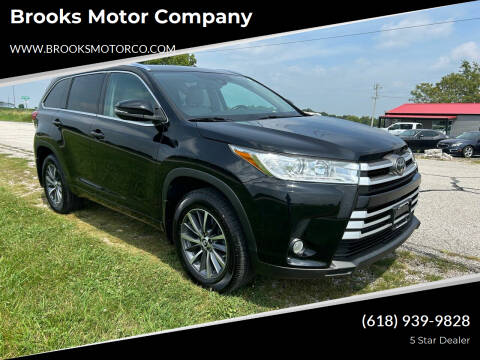 2018 Toyota Highlander for sale at Brooks Motor Company in Columbia IL