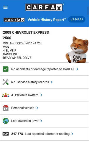 2008 Chevrolet Express 2500