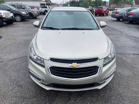 2015 Chevrolet Cruze for sale at speedy auto sales in Indianapolis IN