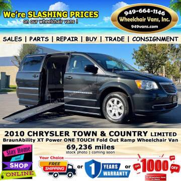 2010 Chrysler Town and Country for sale at Wheelchair Vans Inc in Laguna Hills CA