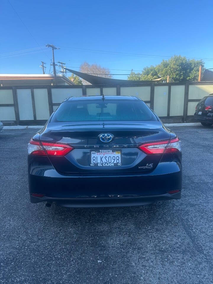 2019 Toyota Camry Hybrid for sale at Autorange Motors LLC in San Jose, CA