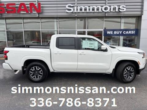 2022 Nissan Frontier for sale at SIMMONS NISSAN INC in Mount Airy NC