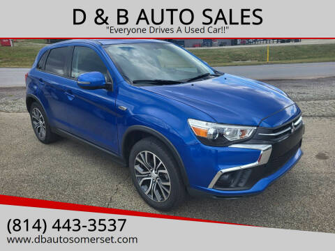 2019 Mitsubishi Outlander Sport for sale at D & B AUTO SALES in Somerset PA