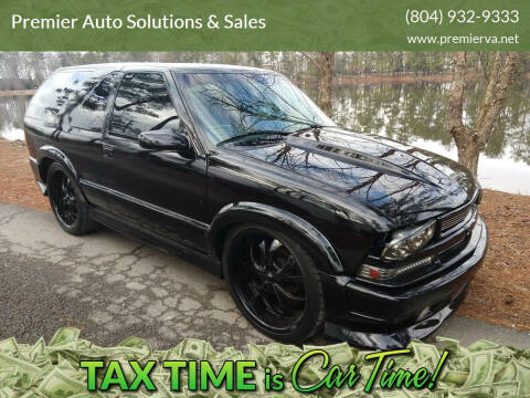 2002 Chevrolet Blazer for sale at Premier Auto Solutions & Sales in Quinton VA