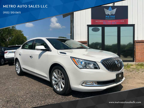 2015 Buick LaCrosse for sale at METRO AUTO SALES LLC in Lino Lakes MN