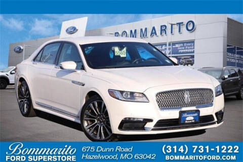 2018 Lincoln Continental for sale at NICK FARACE AT BOMMARITO FORD in Hazelwood MO