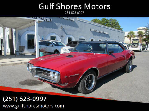 1968 Pontiac Firebird for sale at Gulf Shores Motors in Gulf Shores AL