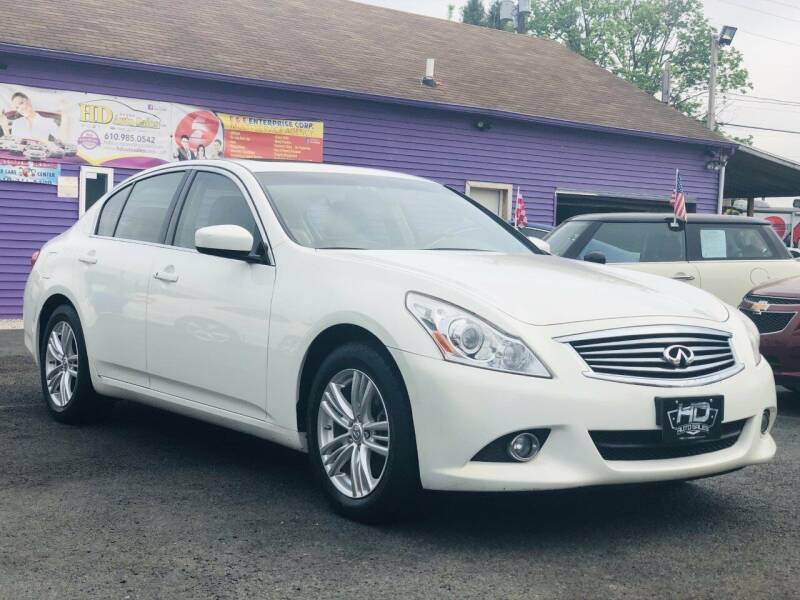2013 Infiniti G37 Sedan for sale at HD Auto Sales Corp. in Reading PA