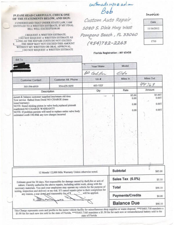 1960 Cadillac Eldorado