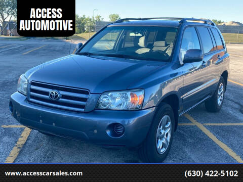 2005 Toyota Highlander for sale at ACCESS AUTOMOTIVE in Bensenville IL