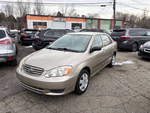 2004 Toyota Corolla for sale at ENFIELD STREET AUTO SALES in Enfield CT