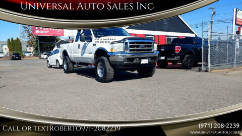 2002 Ford F-250 Super Duty for sale at Universal Auto Sales Inc in Salem OR