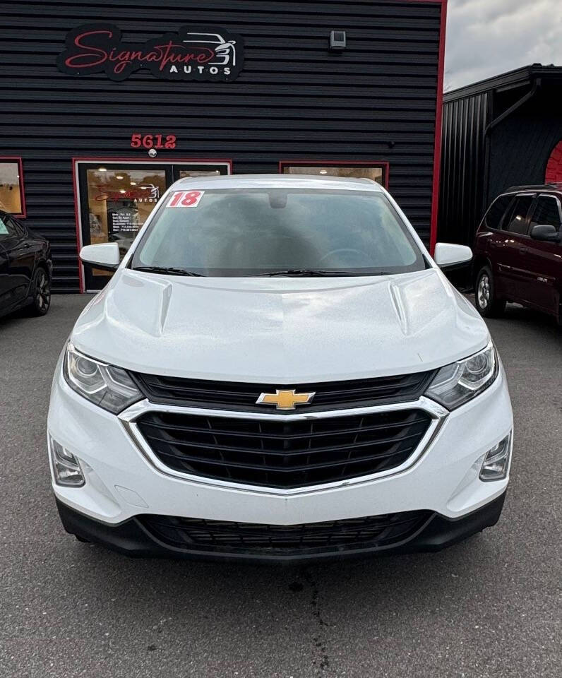 2018 Chevrolet Equinox for sale at SIGNATURE AUTOS LLC in Weston, WI