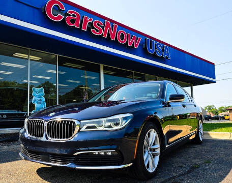 2018 BMW 7 Series for sale at CarsNowUsa LLc in Monroe MI