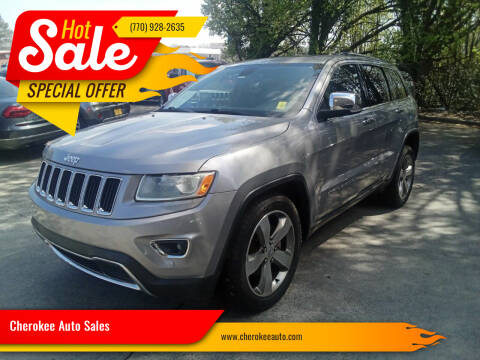 2014 Jeep Grand Cherokee for sale at Cherokee Auto Sales in Acworth GA