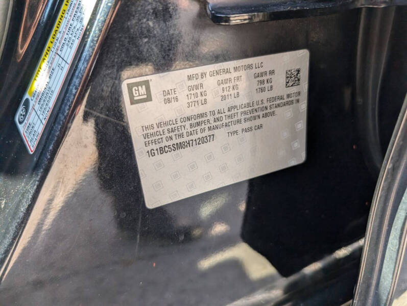 2017 Chevrolet Cruze LS Auto