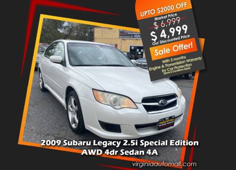 2009 Subaru Legacy for sale at Virginia Auto Mall in Woodford VA