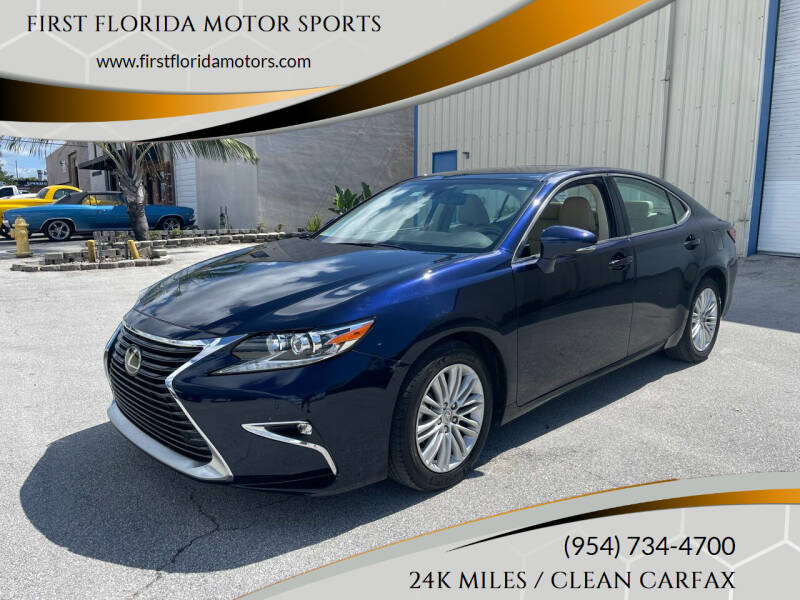 2017 Lexus ES 350 for sale at FIRST FLORIDA MOTOR SPORTS in Pompano Beach FL
