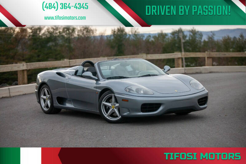 2000 Ferrari 360 Spider for sale at Tifosi Motors in Downingtown PA