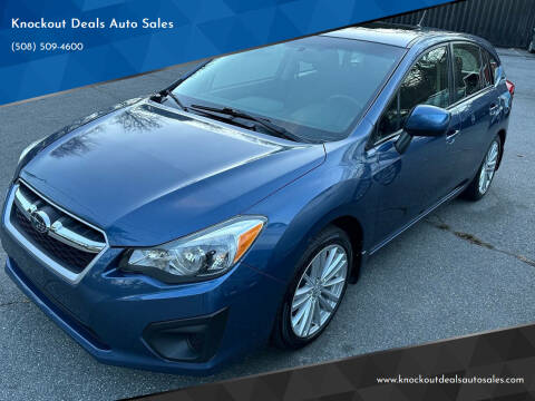 2013 Subaru Impreza for sale at Knockout Deals Auto Sales in West Bridgewater MA