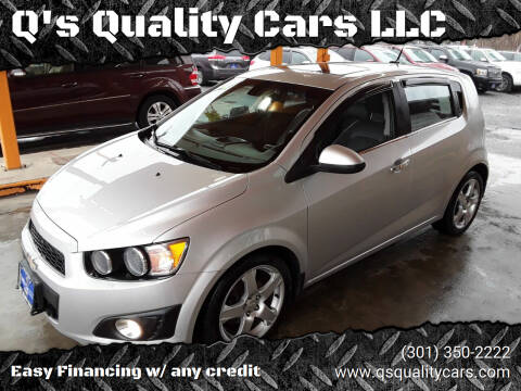 2012 Chevrolet Sonic for sale at Q's Quality Cars LLC in Capitol Heights MD