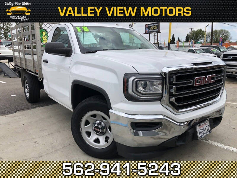 2018 GMC Sierra 1500 for sale at Valley View Motors in Whittier CA