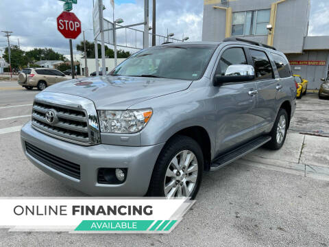 2013 Toyota Sequoia for sale at Global Auto Sales USA in Miami FL