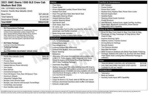 2021 GMC Sierra 1500