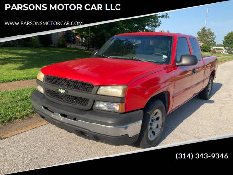 2005 Chevrolet Silverado 1500 for sale at PARSONS MOTOR CAR LLC in Hillsboro MO