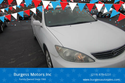 2005 Toyota Camry for sale at Burgess Motors Inc in Michigan City IN