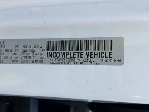 2017 RAM ProMaster 3500 159 WB