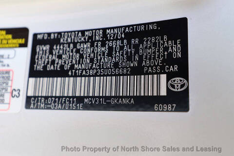 2005 Toyota Camry Solara