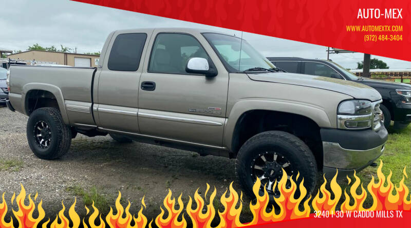 2001 GMC Sierra 2500HD for sale at AUTO-MEX in Caddo Mills TX