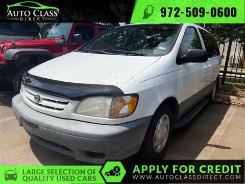 2001 Toyota Sienna for sale at Auto Class Direct in Plano TX